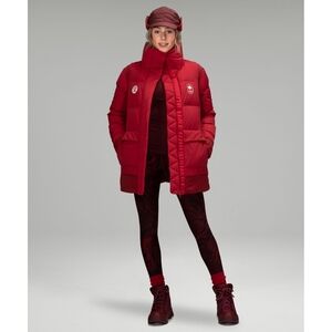 NWT Lululemon Team Canada 22 COC Down Jacket Parka Sz 6